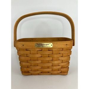 Longaberger Dresden Tour Basket II 1996 Edition collectible woven basket